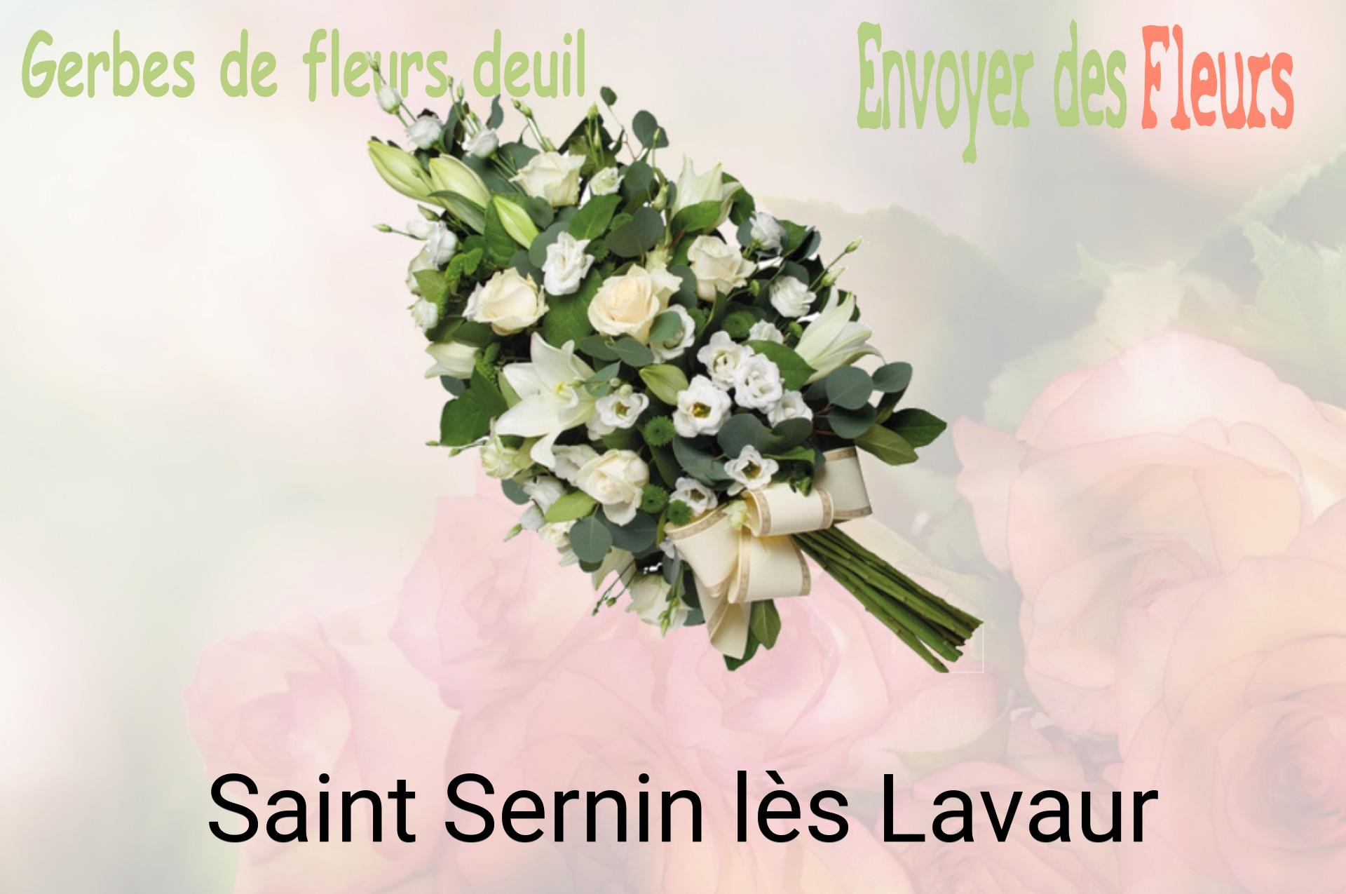 Gerbe de fleurs de deuil livrée à Saint-Sernin-lès-Lavaur